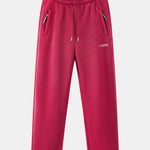 3 Pieces Teddy Lined Straight Leg Polar Fleece Pants