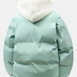 2 In 1 Teddy Hooded Puffer Coat