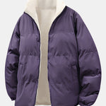 Reversible Teddy Puffer Coat