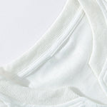 Letter Jacquard V Neck T-Shirt