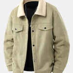 Teddy Lined Suede Jacket