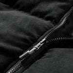 Suede Puffer Coat