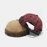 Retro Denim Brimless Hat