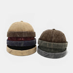 Retro Denim Brimless Hat