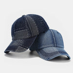 Patch Denim Washed Baseball Cap
