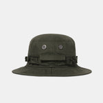 Cotton Bucket Hat With Chin Strap Outdoor Fishing