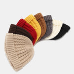 Warm Vintage Cable Knit Beanie Hat
