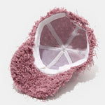 Solid Color Autumn And Winter Plush Fashion Baseball Cap Thick Warm Simple