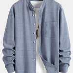 Long Sleeve Stand Collar Shirt