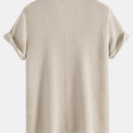 Waffle Textured Cuban Shirt