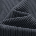 2 In 1 Crew Neck Stretch Corduroy Sweatshirt