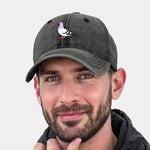 Dove Embroidered Washed Baseball Cap
