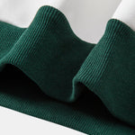 Relax Fit Milano Print Color Block Polo Sweatshirt