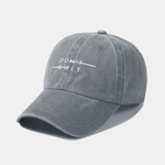 Don't Quit Print Washed Baseball Cap