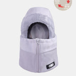 Zippered Windproof Thickened Warm Balaclava Hat