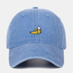 Banana Embroidery Baseball Cap