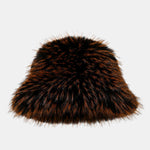 Autumn And Winter All-match Cold-proof Plush Bucket Hat