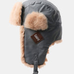 Winter Thermal Lining Aviator Hat With Ear Flaps