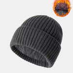 Unisex Warm Thick Windproof Knit Beanie Hat
