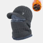 Winter Warm Knitted Pullover Hood With Ear And Neck Protection
