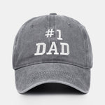 Dad Embroidered Washed Cotton Baseball Cap