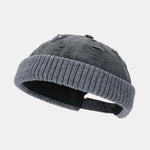 Split Retro Knitted Warm Hat