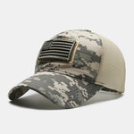 American Flag Patch Embroidered Baseball Cap
