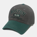 Retro Boston Embroidered Baseball Cap