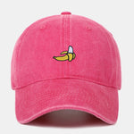 Banana Embroidery Baseball Cap
