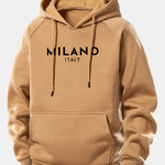 Milano Print Drawstring Hoodie & Milano Print Jogger Pants