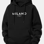 Milano Print Drawstring Hoodie & Milano Print Jogger Pants