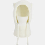 3-in-1 Fleece Lined Balaclava Knit Hat With Scarf Face Mask