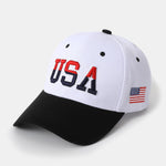 USA Embroidered Trucker Baseball Cap