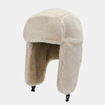 Thick Winter Beanie Hat With Windproof Ears Flaps Protection
