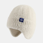 Winter Knit Beanie Hat With Ears Flaps Protection