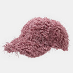Solid Color Autumn And Winter Plush Fashion Baseball Cap Thick Warm Simple