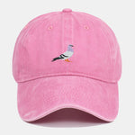 Dove Embroidered Washed Baseball Cap
