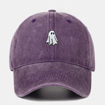 Classic Ghost Embroidered Washed Baseball Cap
