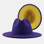 Wide Brim Panama Felt Hat