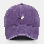 Dove Embroidered Washed Baseball Cap