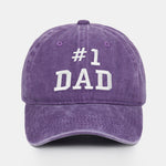 Dad Embroidered Washed Cotton Baseball Cap