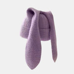 Cozy Knitted Bunny Ears Beanie Hat