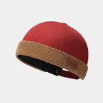 Retro Adjustable Street Style Brimless Docker Beanie Hat