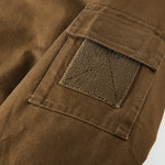 Teddy Lined Zip Up Chino Bomber Jacket