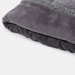Solid Color Velvet Warm Knitted Hat With Scarf