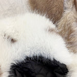 Retro Style Warm Baseball Cap With Fluffy Rabbit Ears Design