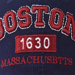 Retro Boston Embroidered Baseball Cap