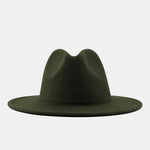 Wide Brim Panama Felt Hat