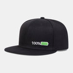 Fully Charged No Power Embroidered Baseball Cap