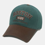 Retro Boston Embroidered Baseball Cap